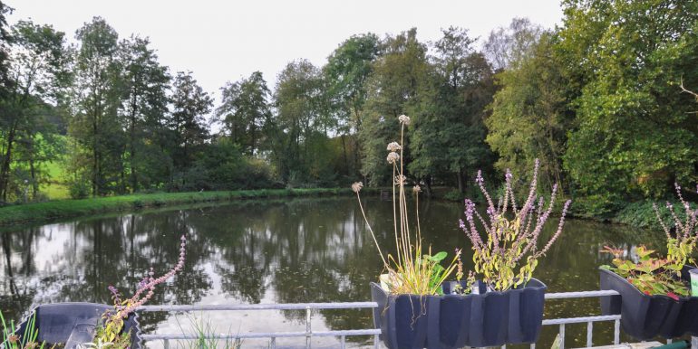 Blick auf den See von der Terrasse