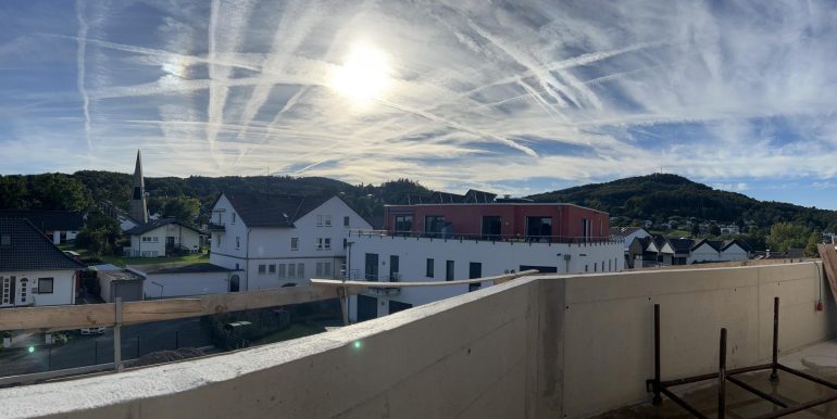 Ausblick vom Balkon