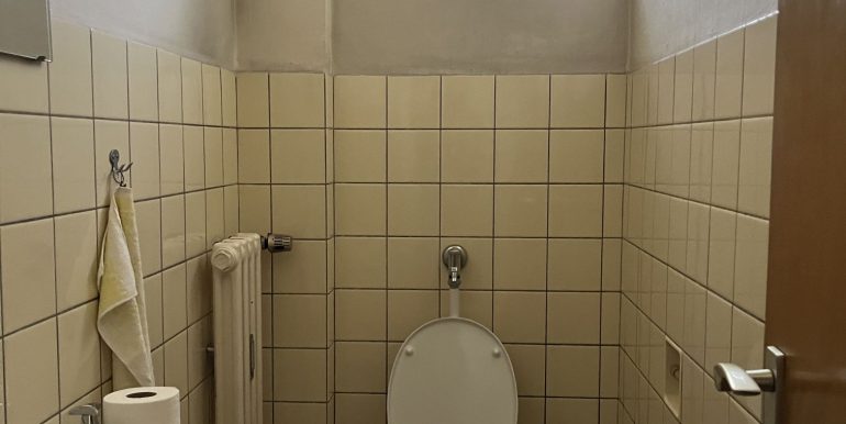 Ein schlichtes WC