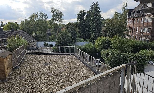 Blick vom Balkon