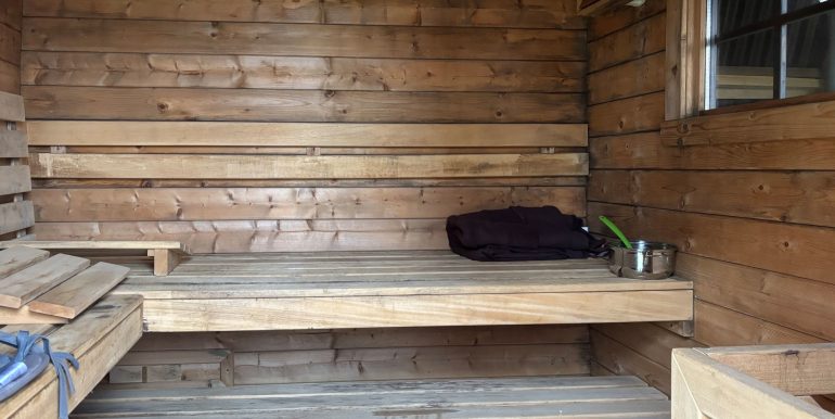 Sauna im Gartenhaus